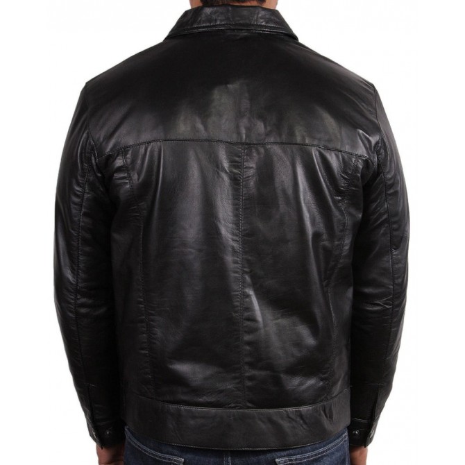 Moroccan jacket in real leather of very good quality - cuiroma