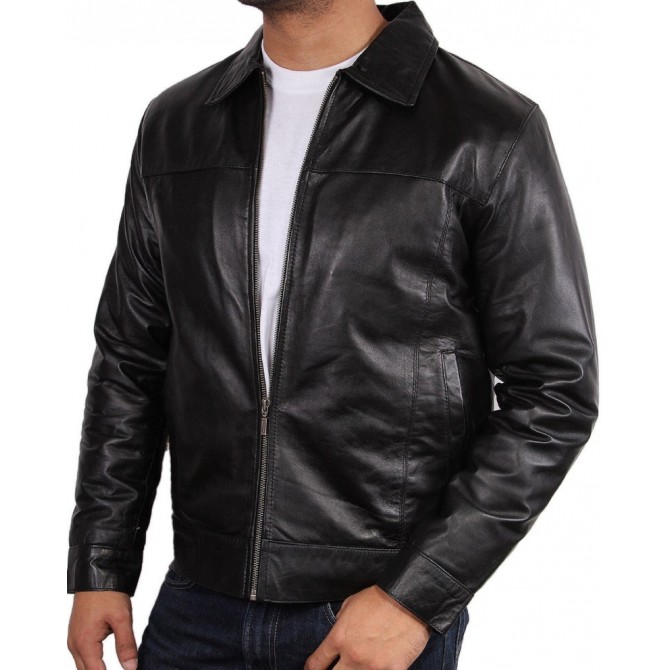 Moroccan jacket in real leather of very good quality - cuiroma