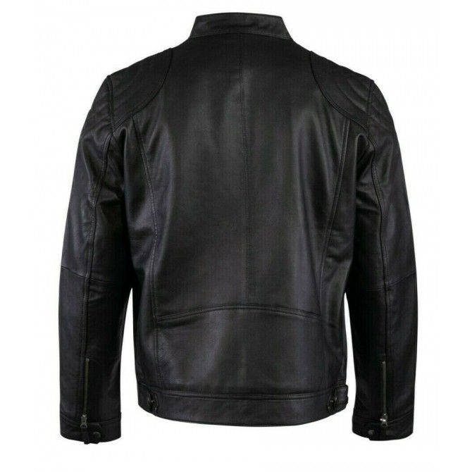 Genuine leather jacket high quality finish - cuiroma