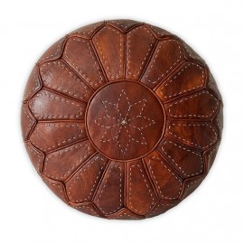 Pouf Marocaine en cuir