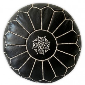 Pouf Marocaine en cuir