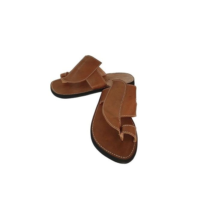 Men's Comfort Slide Sandals - Leather Sandals | Pagonis Greek Sandals